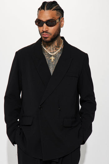 The Modern Stretch Suit Jacket - Black, Fashion Nova, Mens Jackets