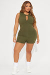 Trail Blazer Super Soft Active Romper - Olive