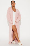 Living In It Cardigan - Pink