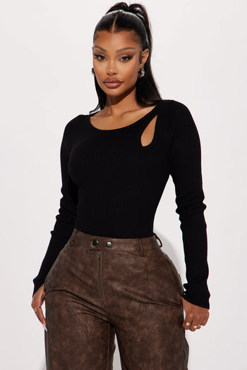 Lily Crew Neck Top - Black  Bodysuit fashion, Fashion, Curvy fashion