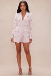 Verona Embellished Romper - Mauve