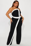 On A Night Like This Jumpsuit - Black/White