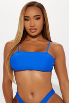 Maui Mix And Match Bandeau Bikini Top - Royal