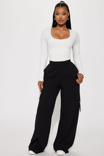 Free People Golden Hour Pant in Black