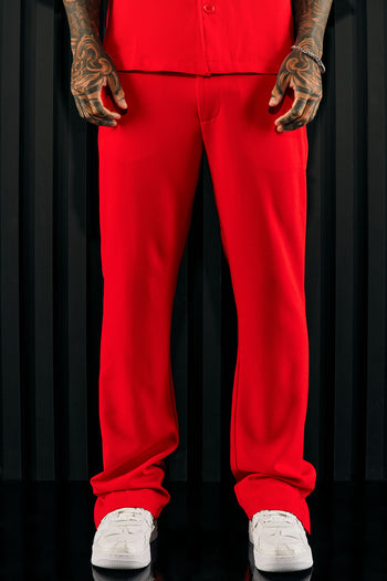 NBA Lay Up Bulls Sweatpants - Red, Fashion Nova, Pants