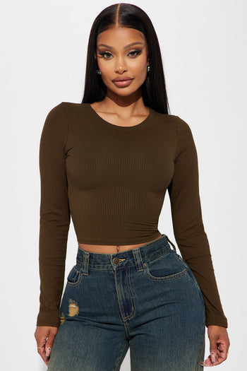 Women's Brooklyn Crop Top in Off White Size 1x by Fashion Nova