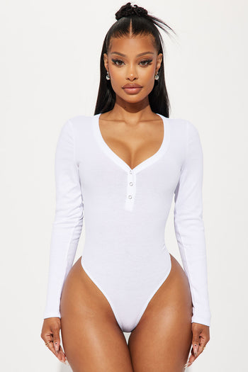 Celine Seamless Bodysuit - White