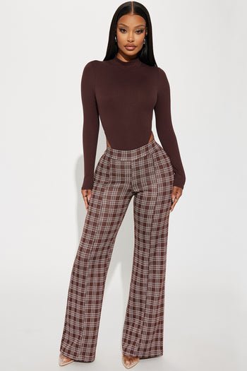 Call It Even Wide Leg Dress Pants - Taupe