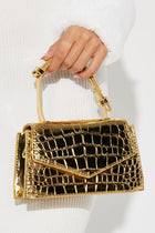 Slaying The Day Handbag - Gold