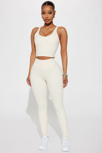 Racket Up Flex Seamless Active Legging - White, Fashion Nova, Nova Sport