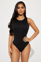 Poppy Sleeveless Bodysuit - Black