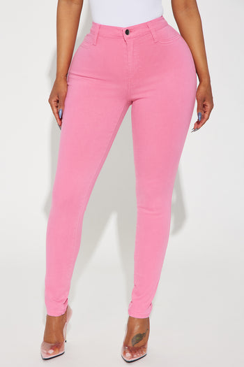 Next 1-PACK JEGGINGS (3MTHS-7YRS) - Slim fit jeans - pink - Zalando.de