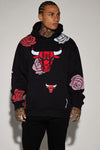 Bulls Florist Hoodie - Black