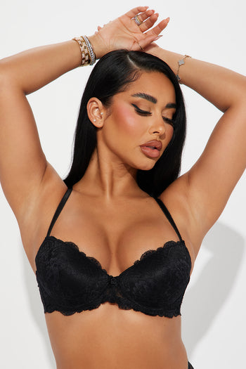 Loksa Cup B Push Up Bra Slim Bra 90/38B Black: Buy Online at Best Price in  Egypt - Souq is now