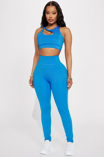 Making Waves Active Legging - Slate Blue