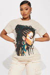 In Love With Myself Graphic Tee - Sand