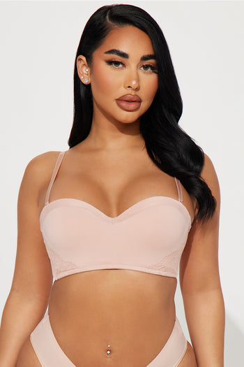 On The Daily Lace Push Up Bra - Beige