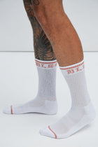 Blssed Crew Socks - Red