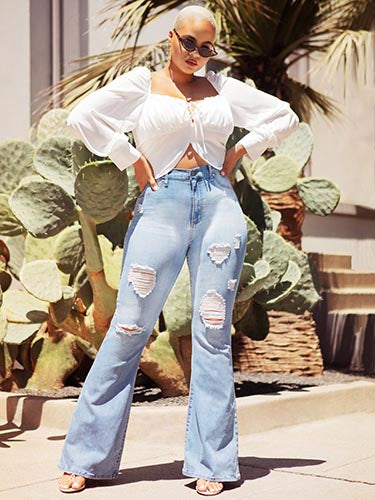 Classic Mid Rise Jeans Shorter Length - Light Blue Wash – Fashion Nova