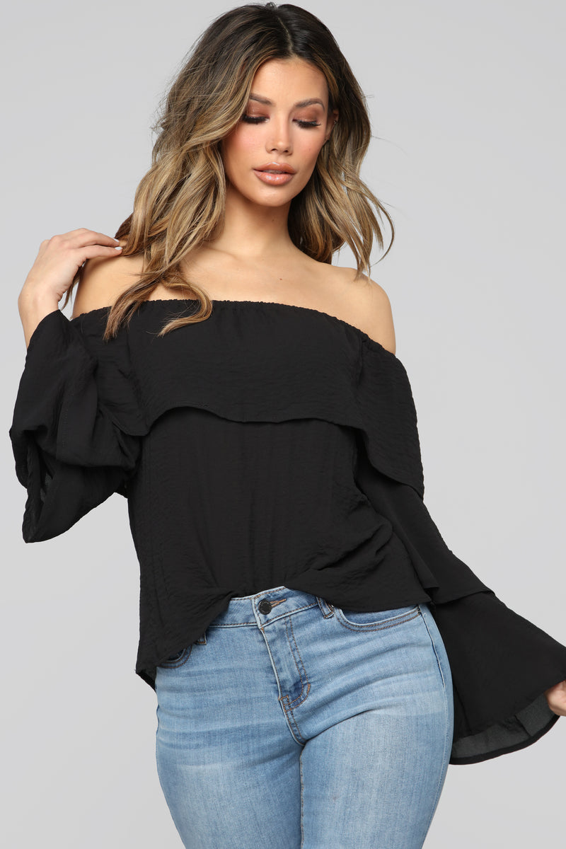 Leaving It Be Top - Black | Fashion Nova, Shirts & Blouses | Fashion Nova