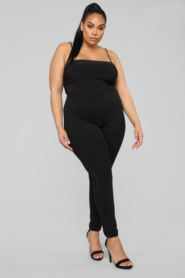 Yas Ponte Yas Leggings - Black – Fashion Nova