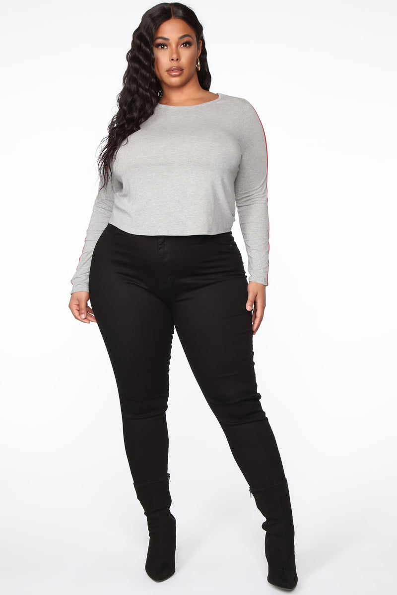 Best You Ever Had Top - HeatherGrey | Fashion Nova, Knit Tops | Fashion ...