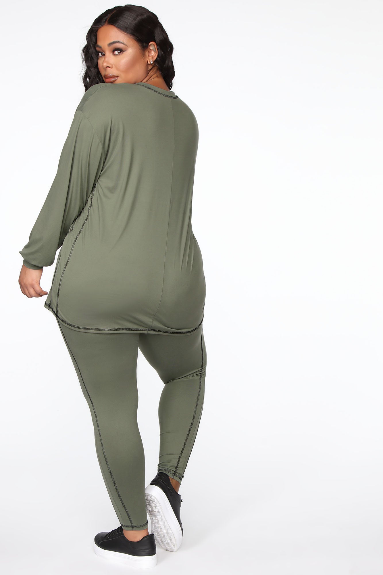 Soft Cuddles Pant Set - Olive – Fashion Nova