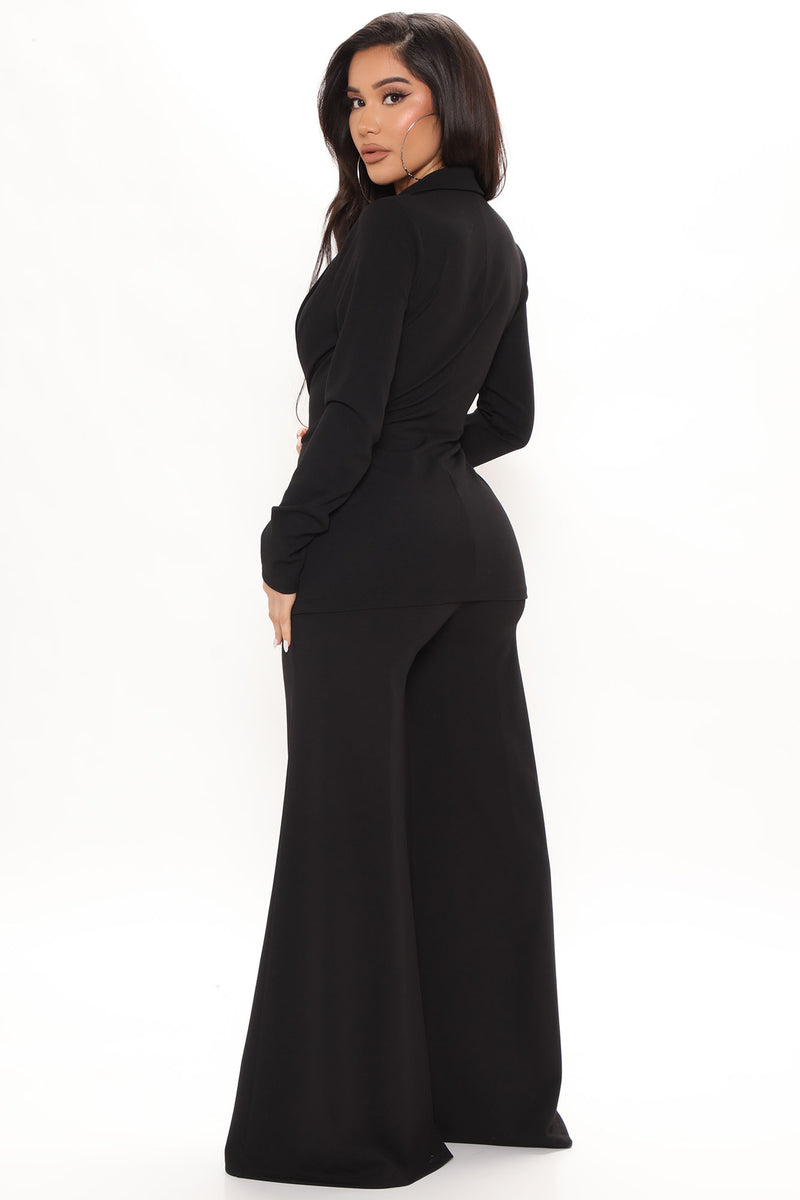 Dreaming Out Loud Blazer Pant Set - Black | Fashion Nova, Matching Sets ...