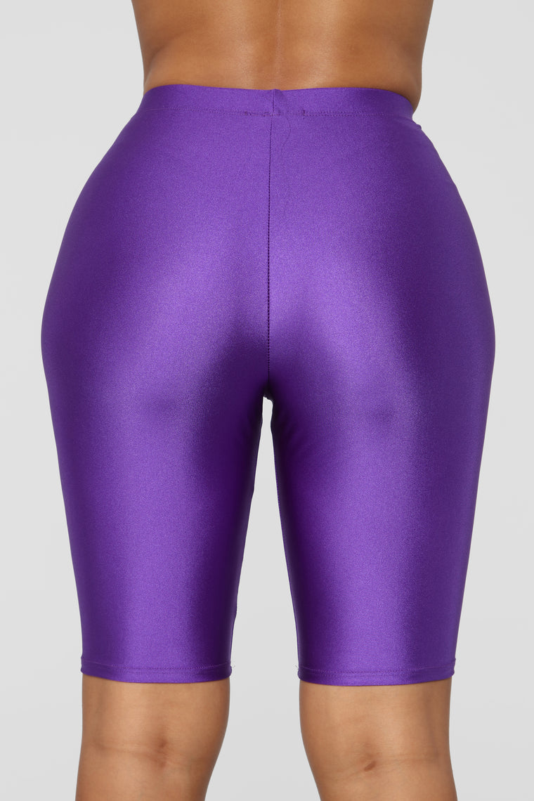 Curves For Days Biker Shorts - Purple – Fashion Nova