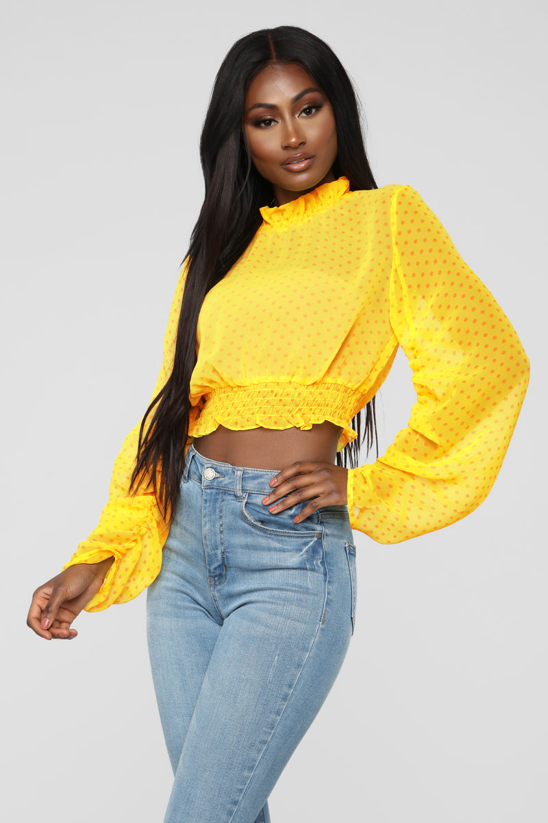 Regina Top - Yellow | Fashion Nova, Shirts & Blouses | Fashion Nova