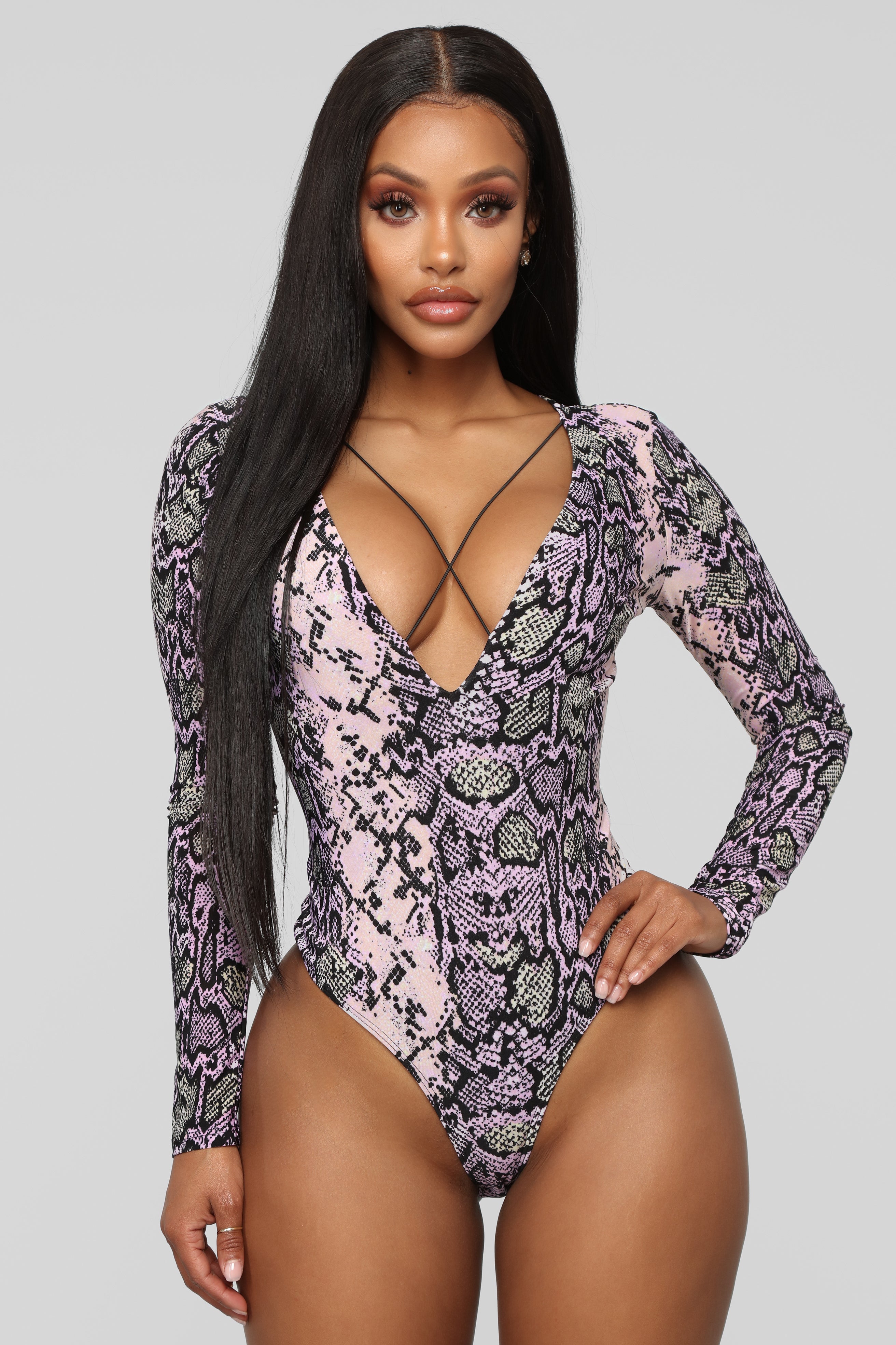 snakeskin leotard