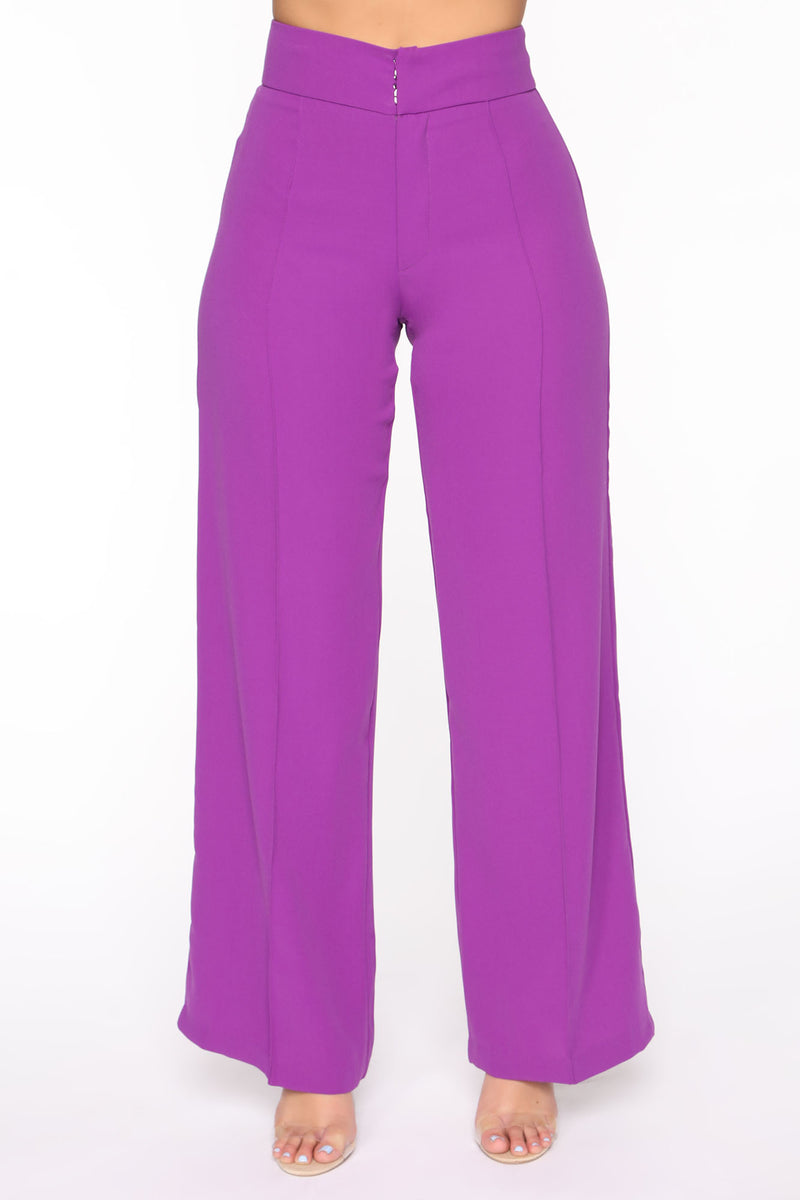 Like A Natural Woman Wide Leg Pant - Purple | Fashion Nova, Pants ...