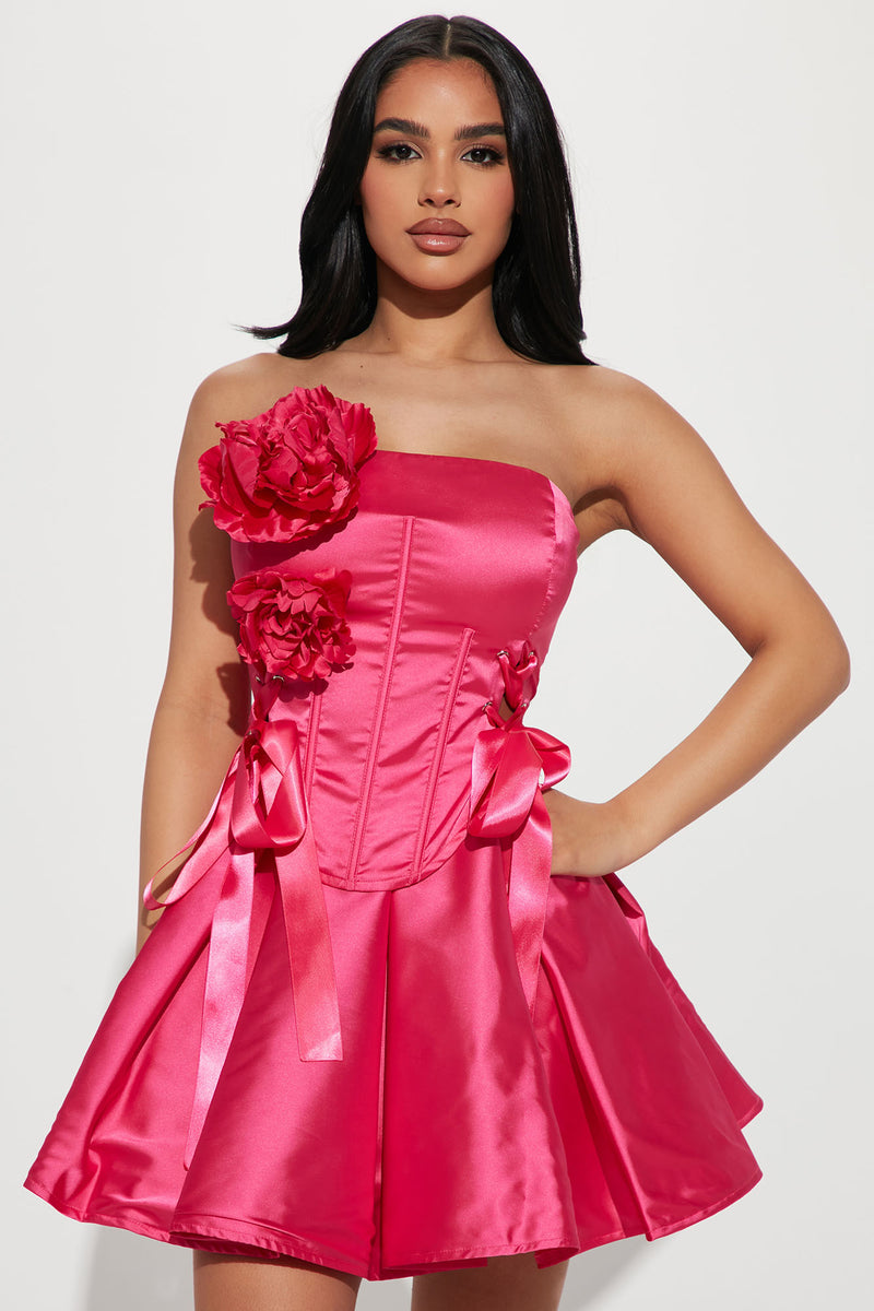 Laurel Mini Dress - Magenta | Fashion Nova, Dresses | Fashion Nova