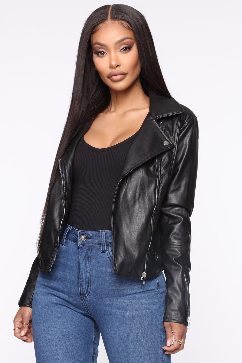 Never Average Moto Jacket - Black | Fashion Nova, Jackets & Coats ...