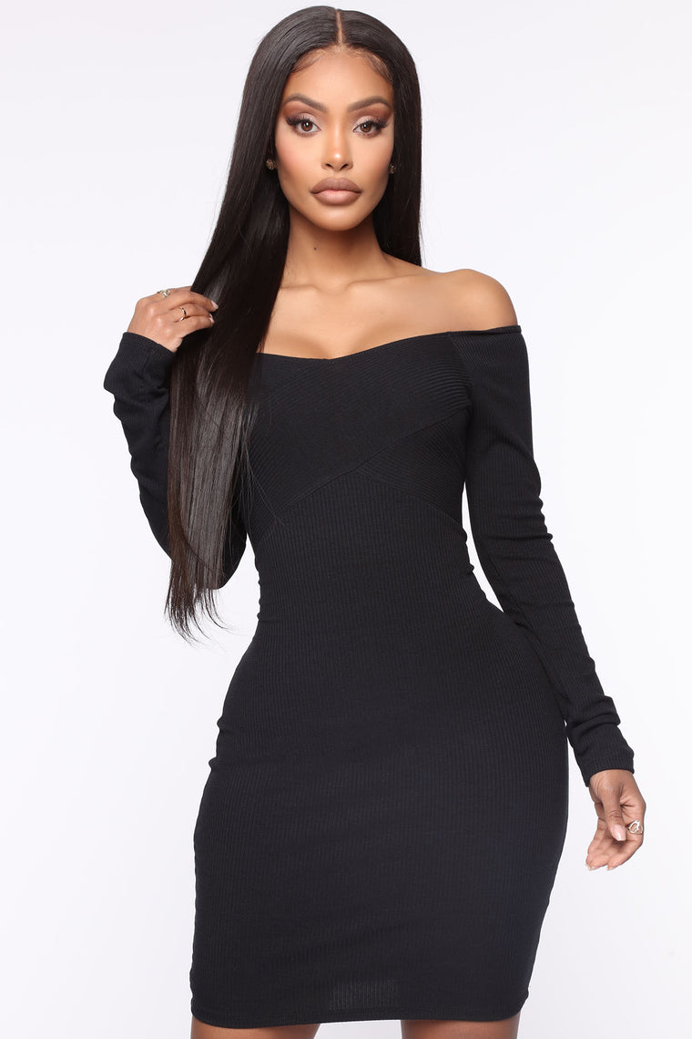 ribbed dress fashion nova