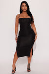 Kasey Midi Dress - Black