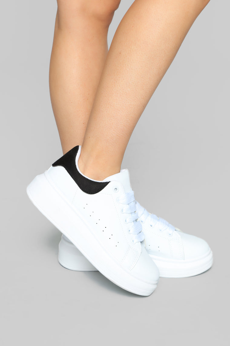 fashion nova white sneakers