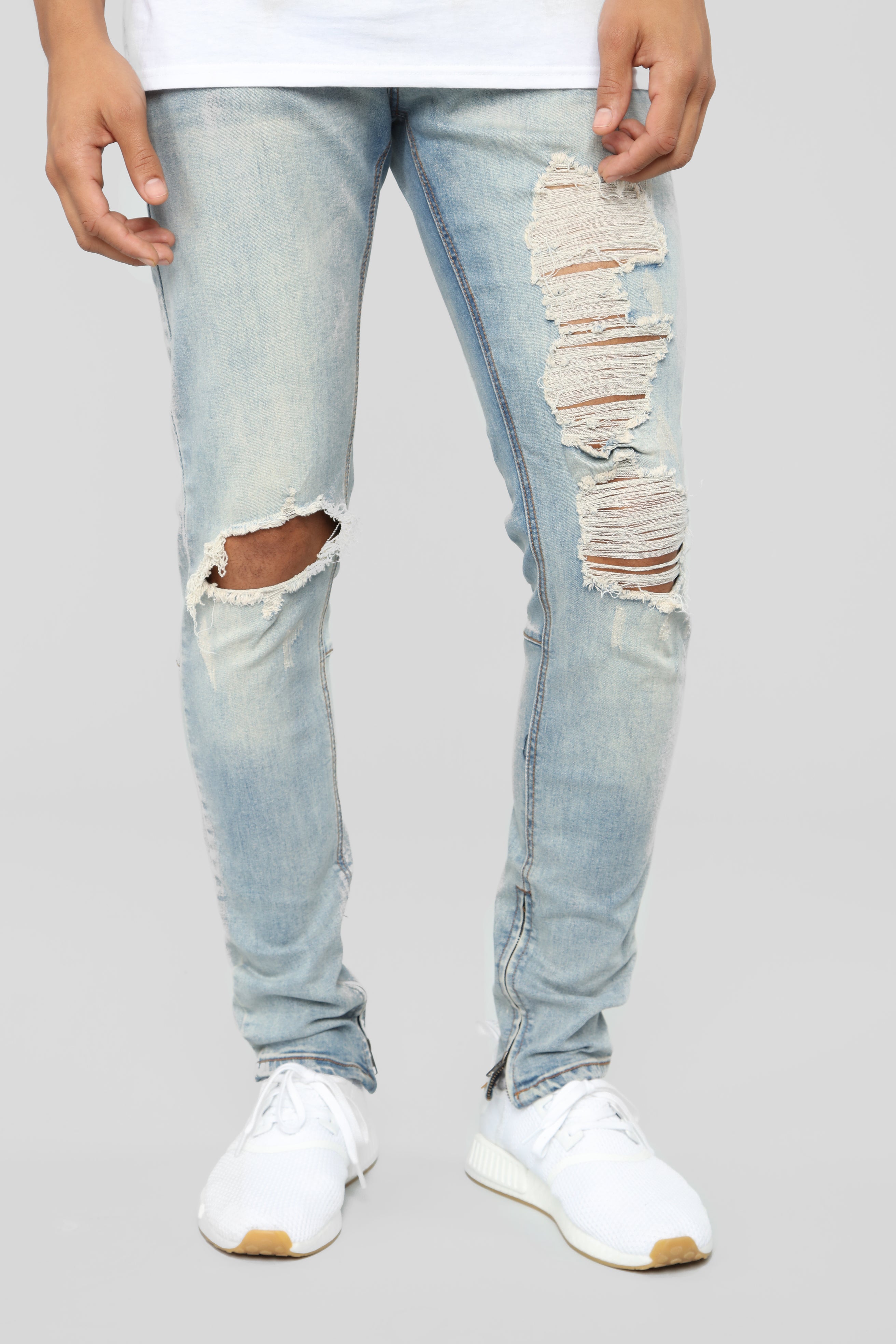 Bands Skinny Jean - Vintage Blue Wash – Fashion Nova