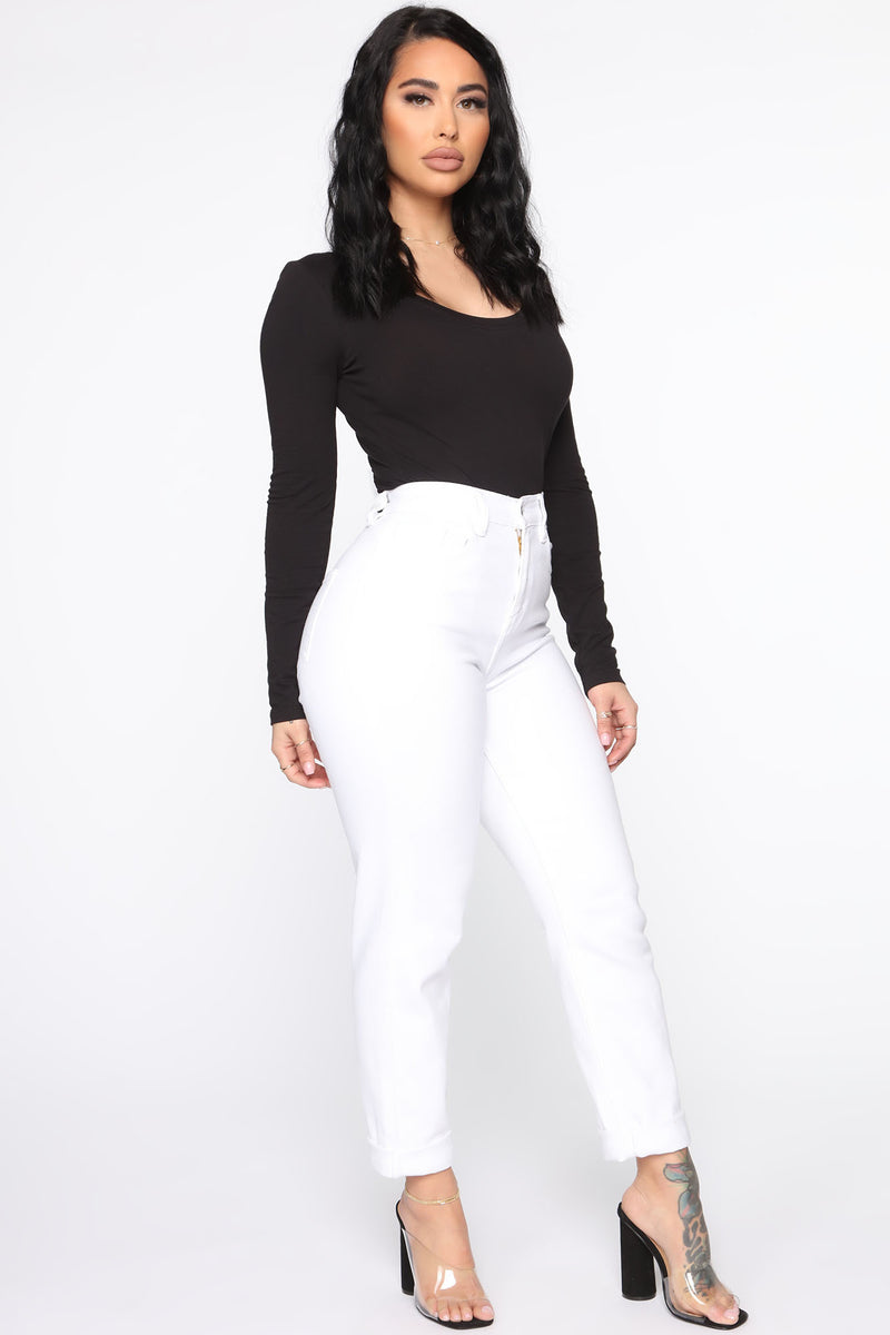 Barbara Long Sleeve Top - Black | Fashion Nova, Basic Tops & Bodysuits ...