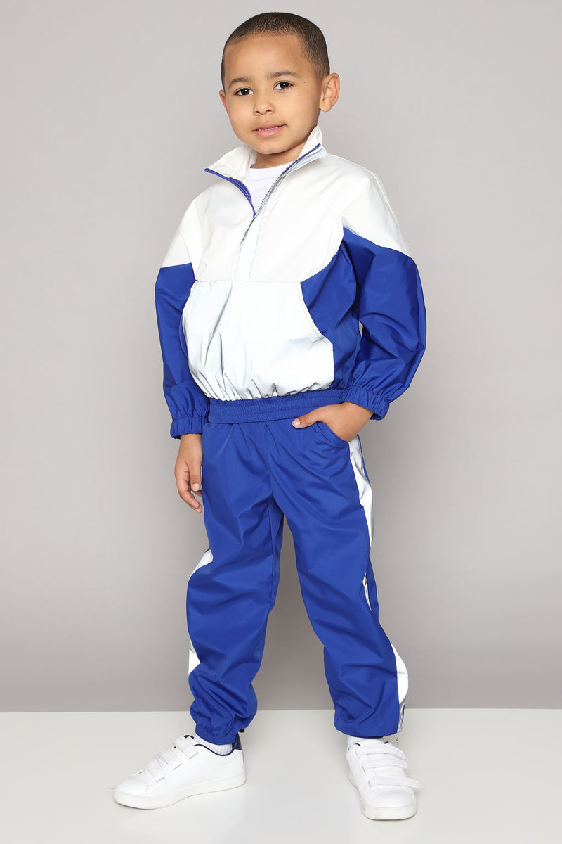 Mini Jackson Color Block Jogger - Royal/combo | Fashion Nova, Kids ...