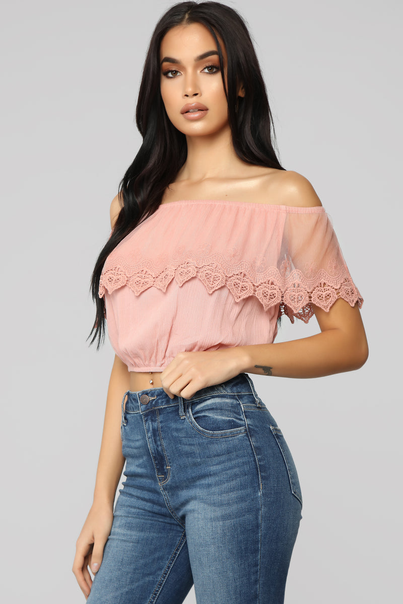 Make Me Proud Crop Top - Mauve | Fashion Nova, Shirts & Blouses ...