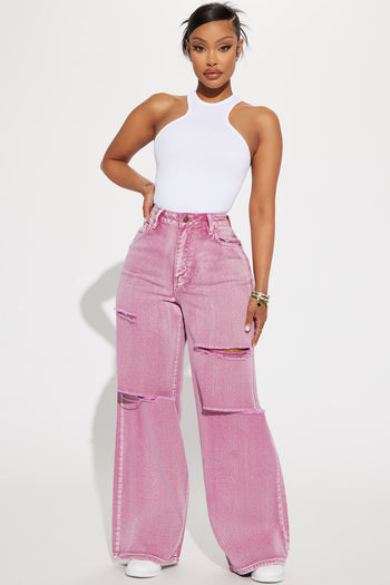 Low Waist Pink Cargo Denim Jeans – Vanity Island Magazine