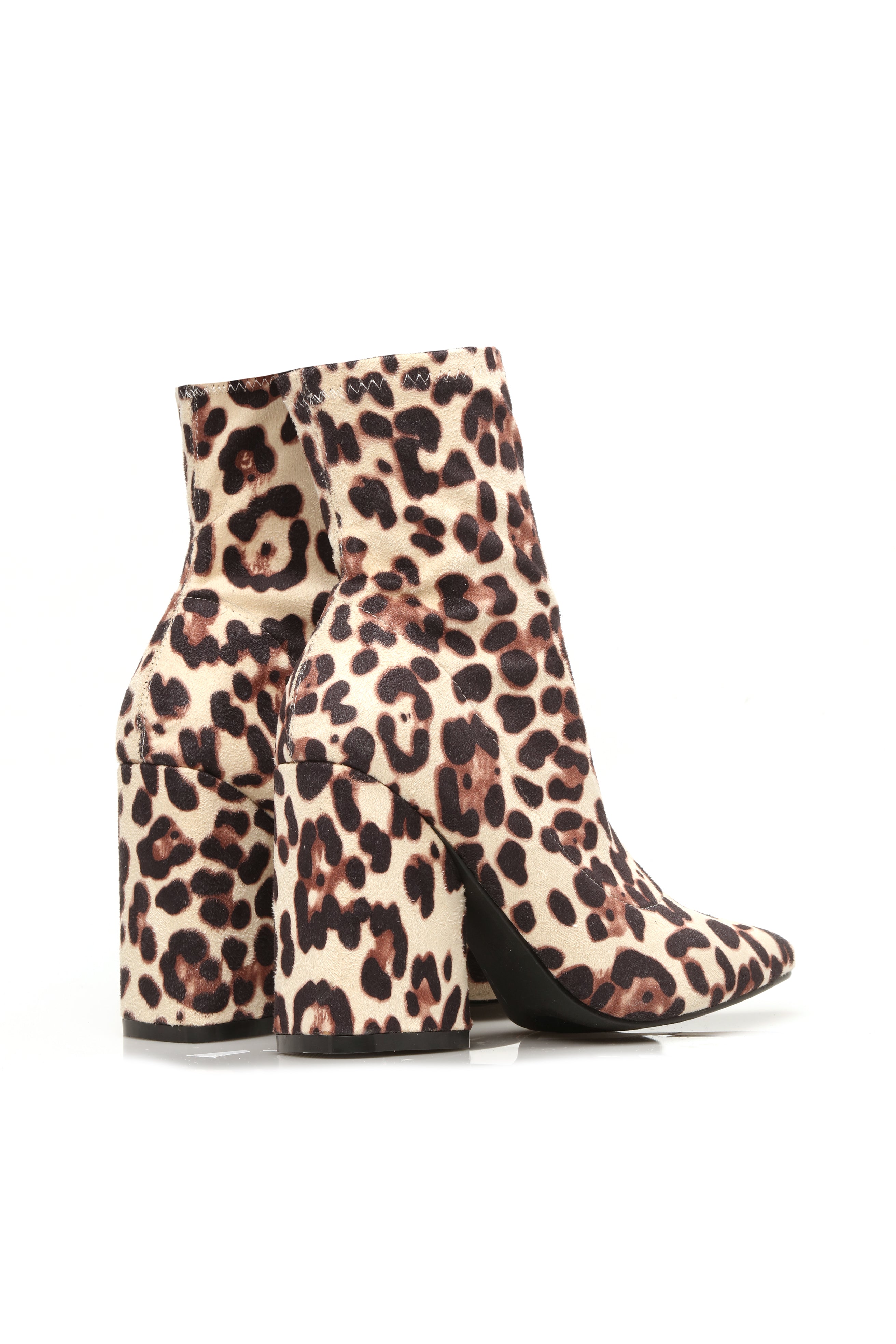 beast leopard booties