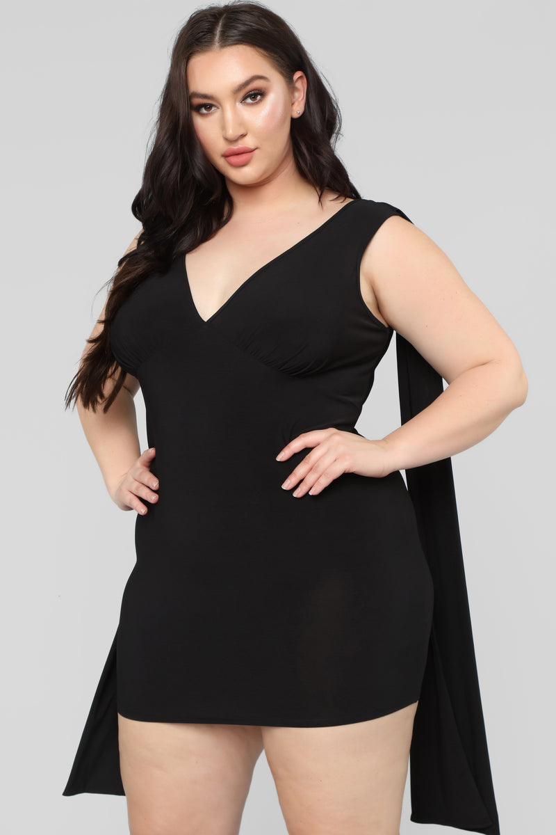 Tati Cold Shoulder Dress - Black | Fashion Nova, Dresses | Fashion Nova
