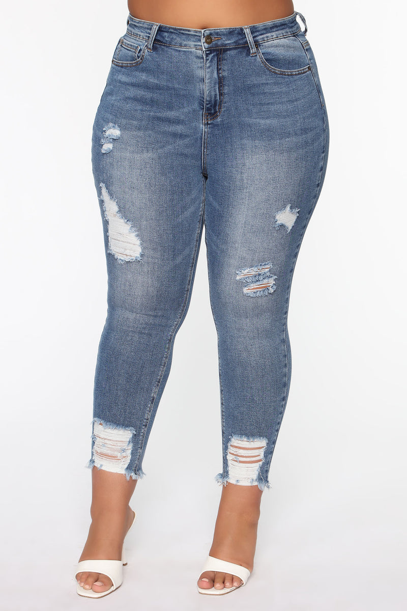 The Comeback High Rise Skinny Jeans - Light Blue Wash, Jeans | Fashion Nova