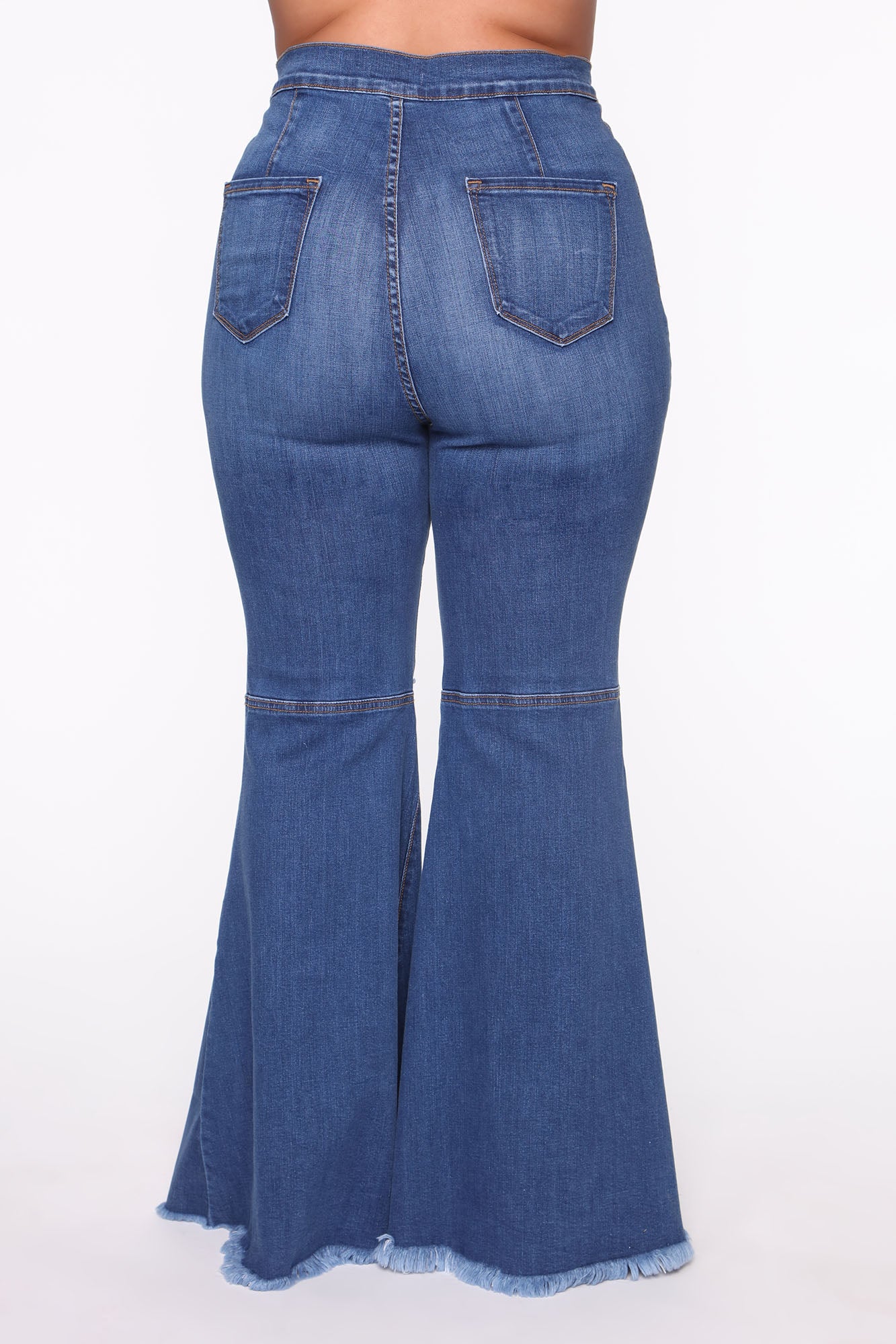Mystery Solved Extreme Bell Bottom Jeans - Medium Blue Wash – Fashion Nova
