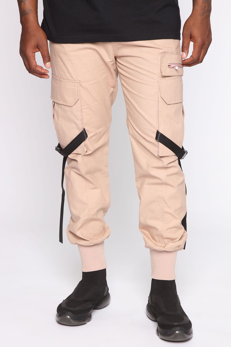 On The Run Cargo Pants - Khaki | Fashion Nova, Mens Pants | Fashion Nova