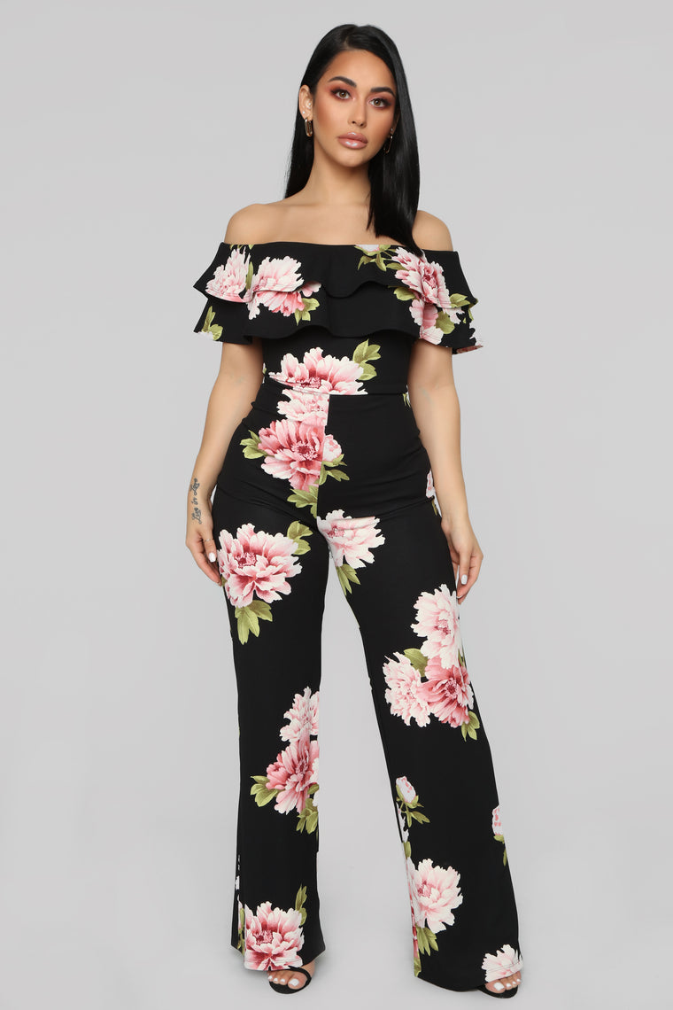 floral jumpsuit fashion nova