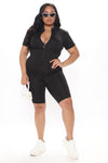 Baby Got Back Romper - Black