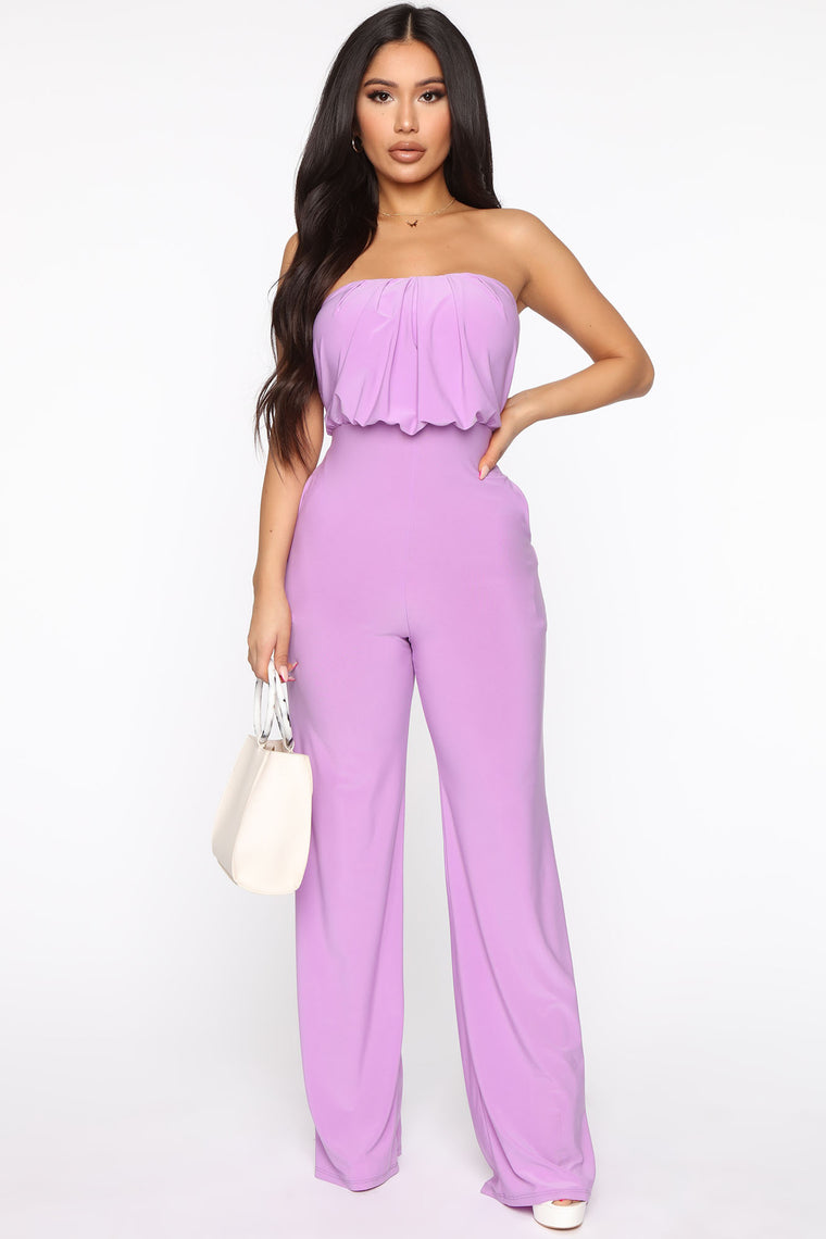 purple jumpsuit fashion nova